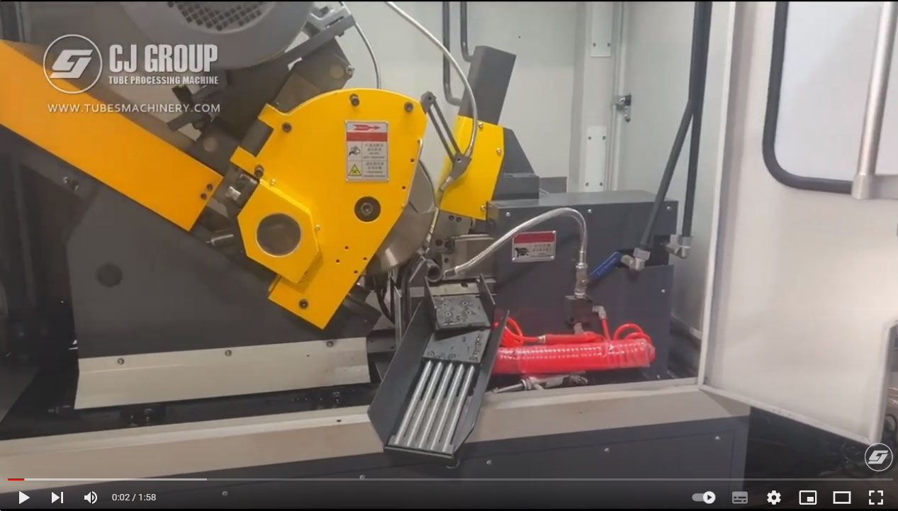 Video: CNC High Speed Circular Saw for Thick Wall Tube Cutting